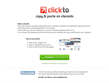 Tablet Screenshot of clicktoapp.com